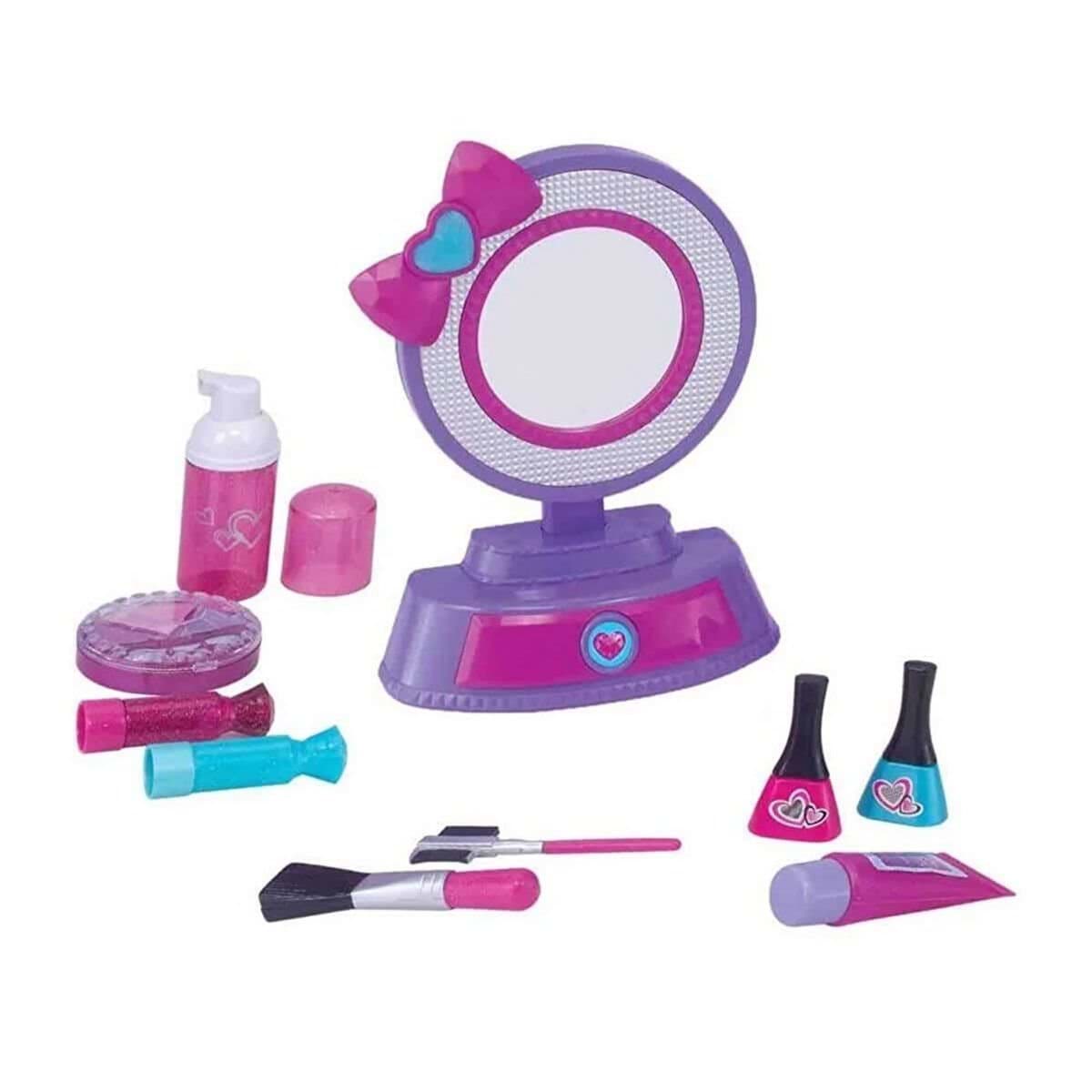 1561 SUN-RST-PRP-Güzellik Set Makyaj Aynalı Işıklı 11 Parça - Sunman resmi