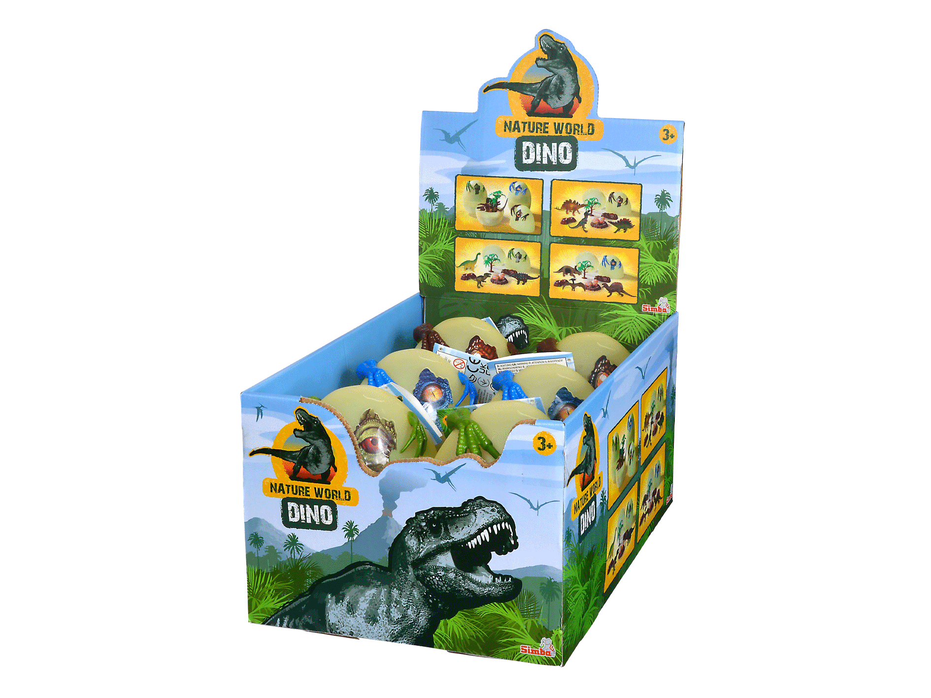 10434255 3Dinozorlar ve Aksesuarlarlar  Dino Yumurtası, 3&apos;lü- Simba resmi