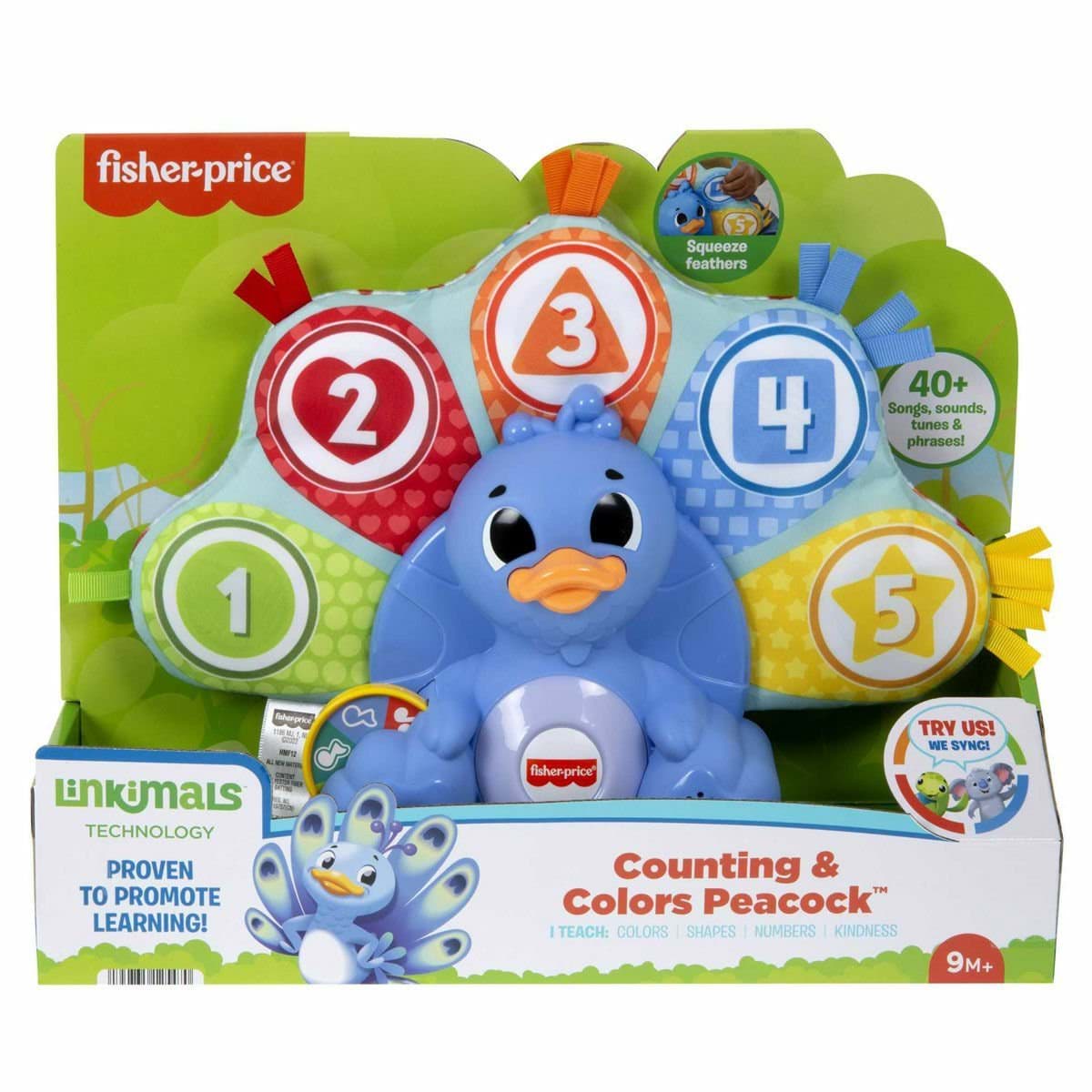 HNN82 Fisher-Price Linkimals - Rengarenk Tavus Kuşu resmi