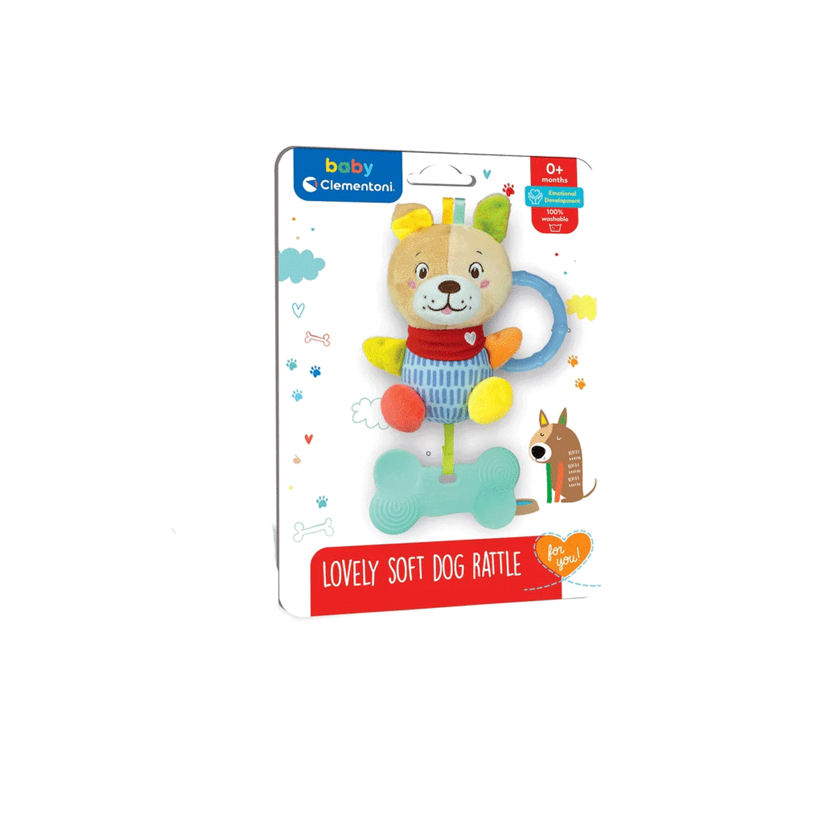 17785 Baby Clementoni - Sevimli Köpek Çıngırak resmi