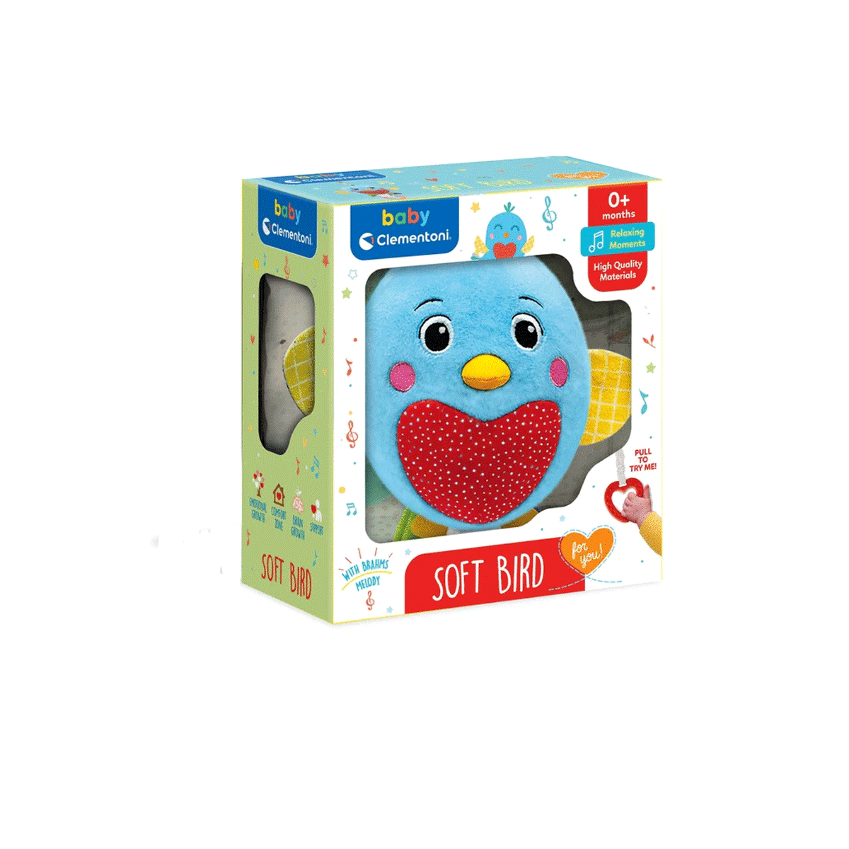 17794 Baby Clementoni - Müzikli Pelüş Kuş resmi