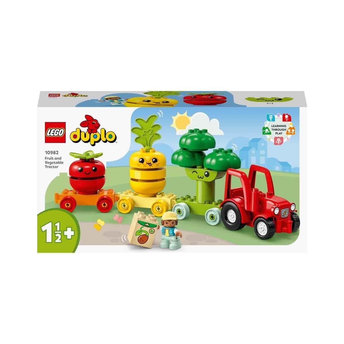 Picture of 10982 LEGO® DUPLO® - Fruit Vegetable Tractor 19 Piece +1.5 Age