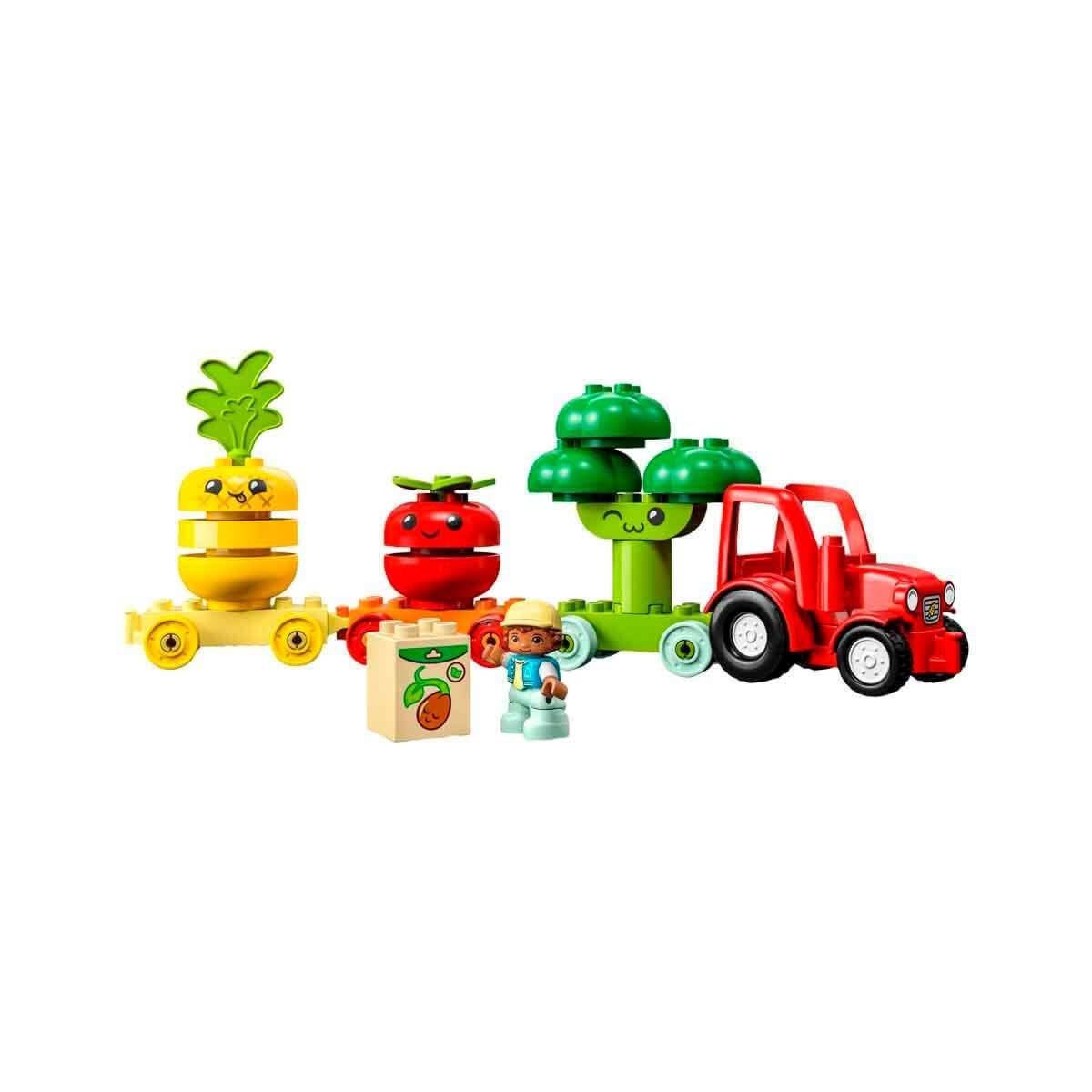 Picture of 10982 LEGO® DUPLO® - Fruit Vegetable Tractor 19 Piece +1.5 Age