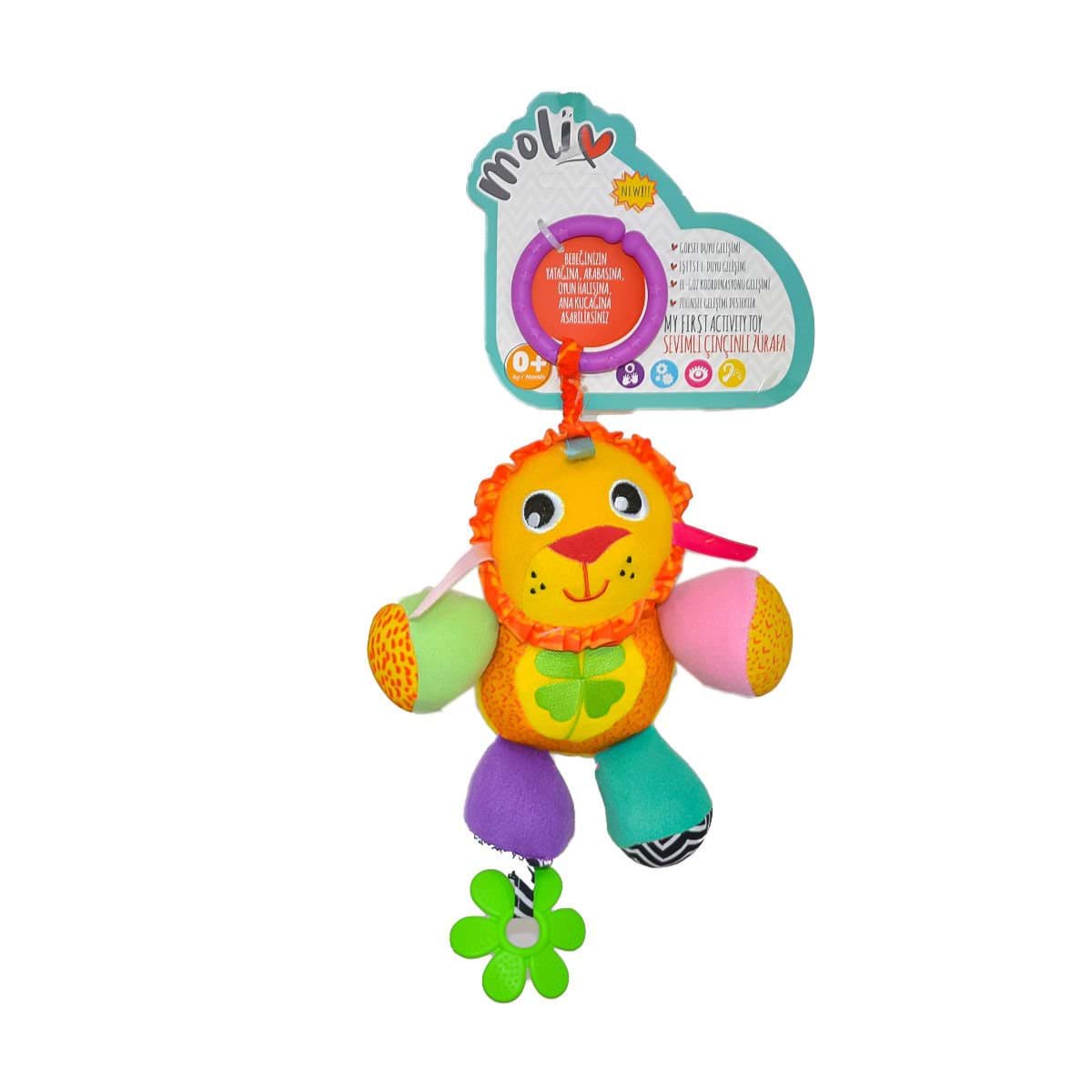 Picture of MOL -052 Voice Stroller Hanger Animals - Asia Toy