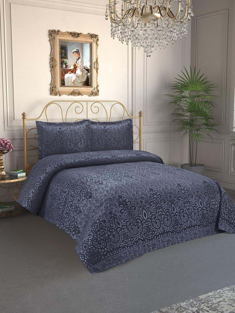 Picture of Anna Karina 3 Piece Double Bed Covel Royal Indigo