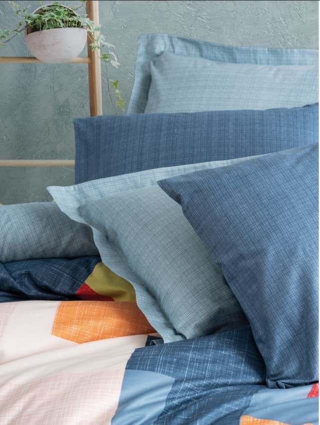 Cotton Box Modern Çift Kişilik Nevresim Takımı Cosy Mavi 8680108068120 resmi