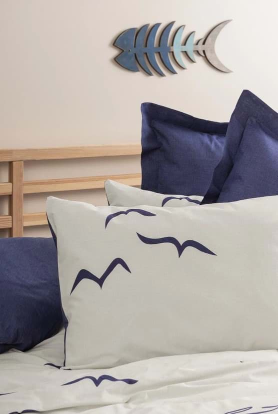 Cotton Box Maritime Nevresim Takımı Çift Kişilik Larum Lacivert resmi