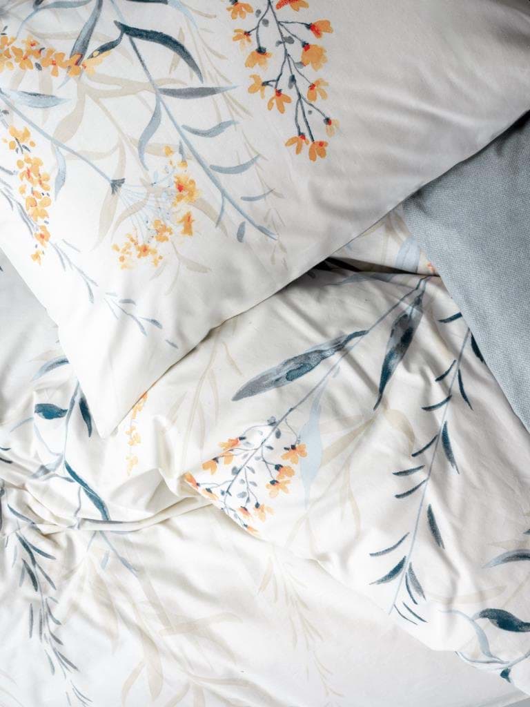 Cotton Box Ranforce Nevresim Takımı Çift Kişilik Hiedra İndigo resmi