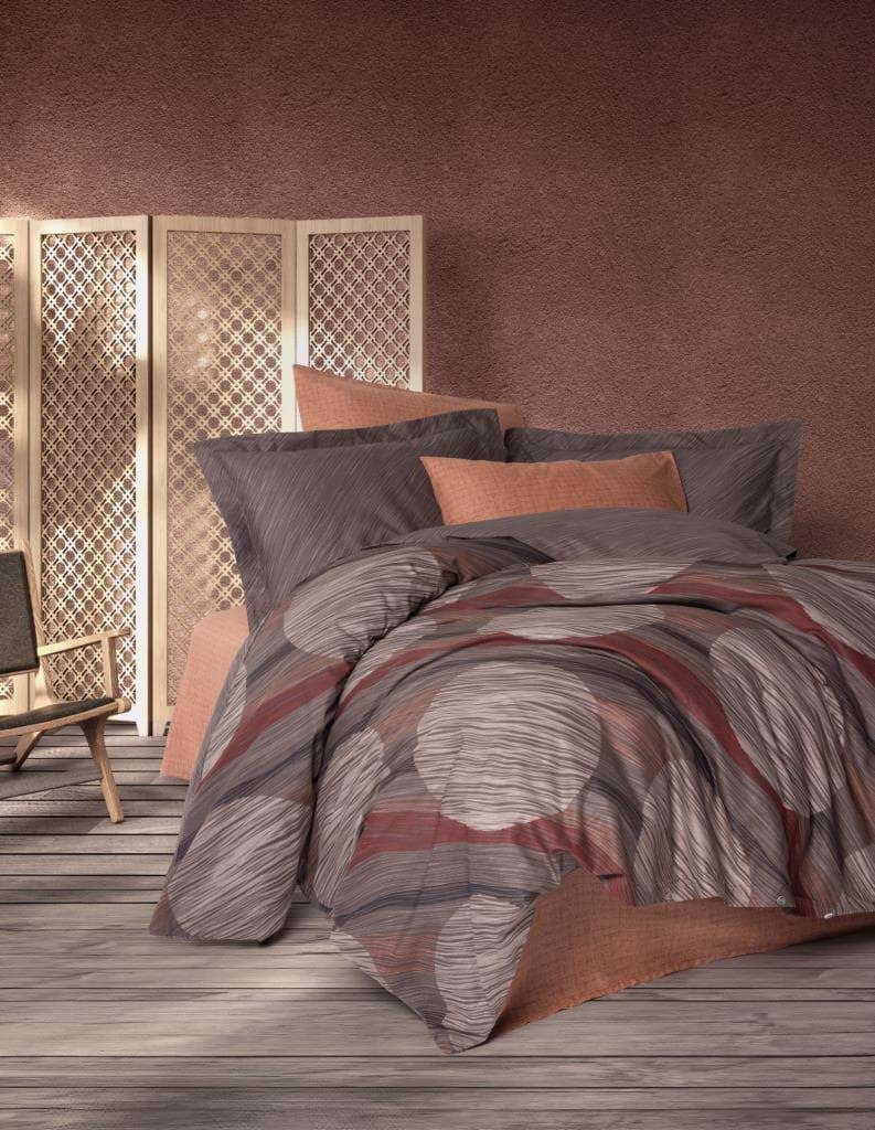 Cotton Box Modern Çift Kişilik Nevresim Takımı Fluss Tarçın 8680108078396 resmi