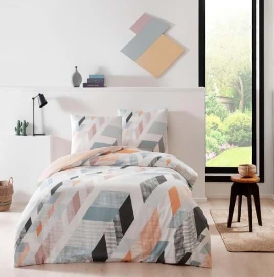 Taç Çift Kişilik Ranforce Nevresim Takımı Denver Mint resmi