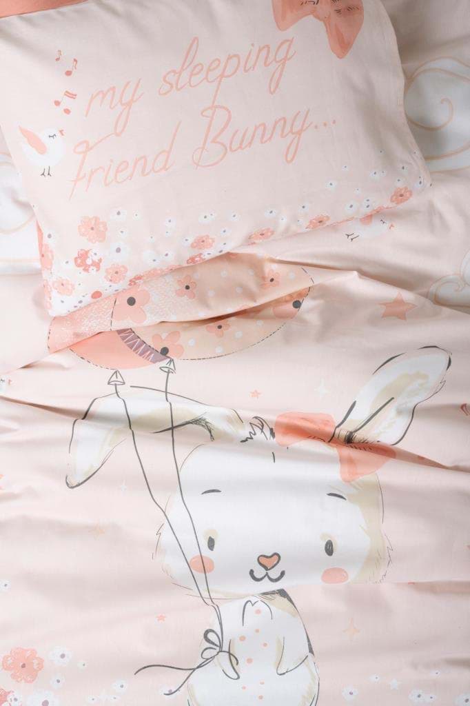 Cotton Box Bebek Nevresim Takımı Rapeti Somon resmi