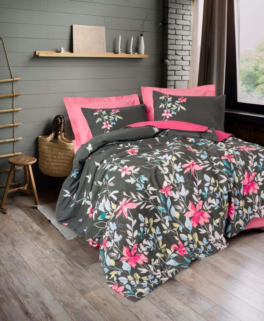 Cotton Box Feminen Çift Kişilik Nevresim Takımı Merlin Pembe resmi