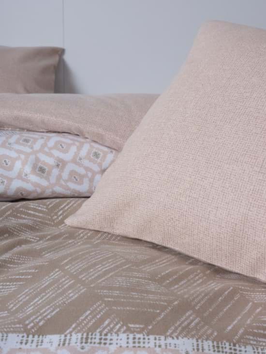 Cotton Box Flanel Nevresim Takımı Çift Kişilik Arrow Krem resmi