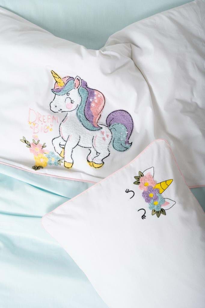 Cotton Box Punch Nakışlı Bebek Nevresim Takımı Doli Mint resmi