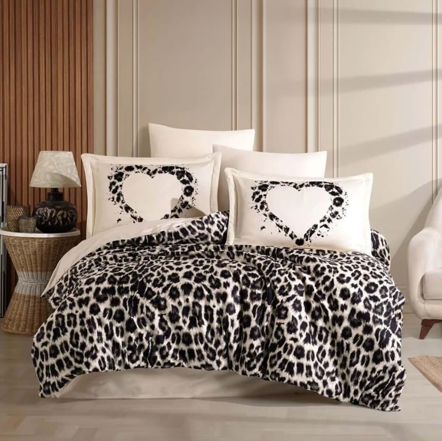 Hobby Çift Kişilik Saten Nevresim Aura Taş resmi