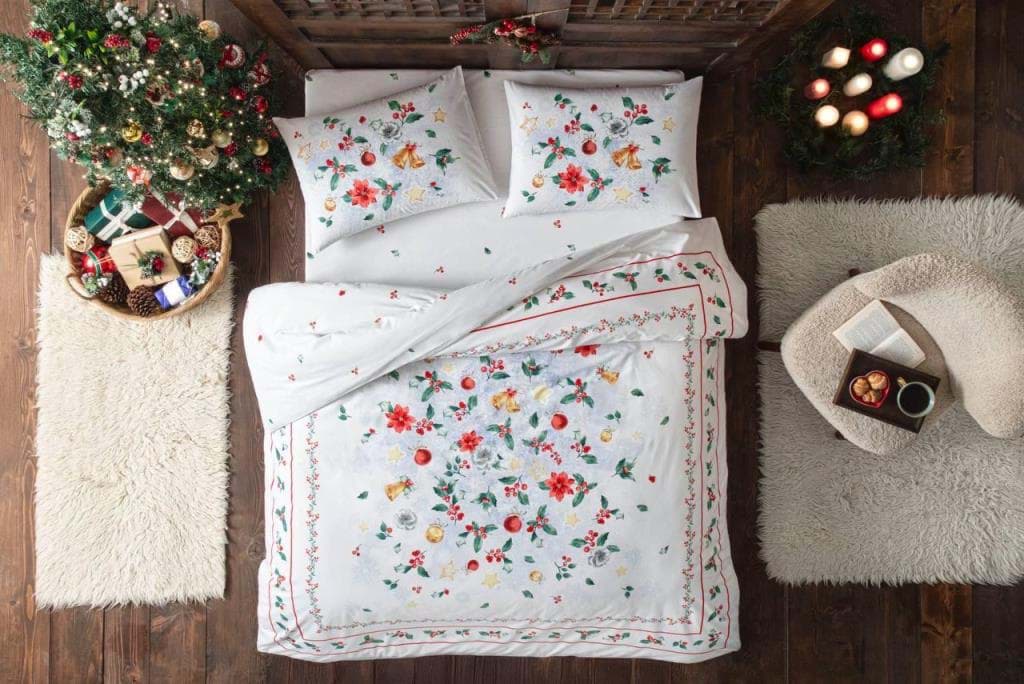 Picture of Taç Glow Parlayan Çift Kişilik Nevresim Takımı Charm Kırmızı