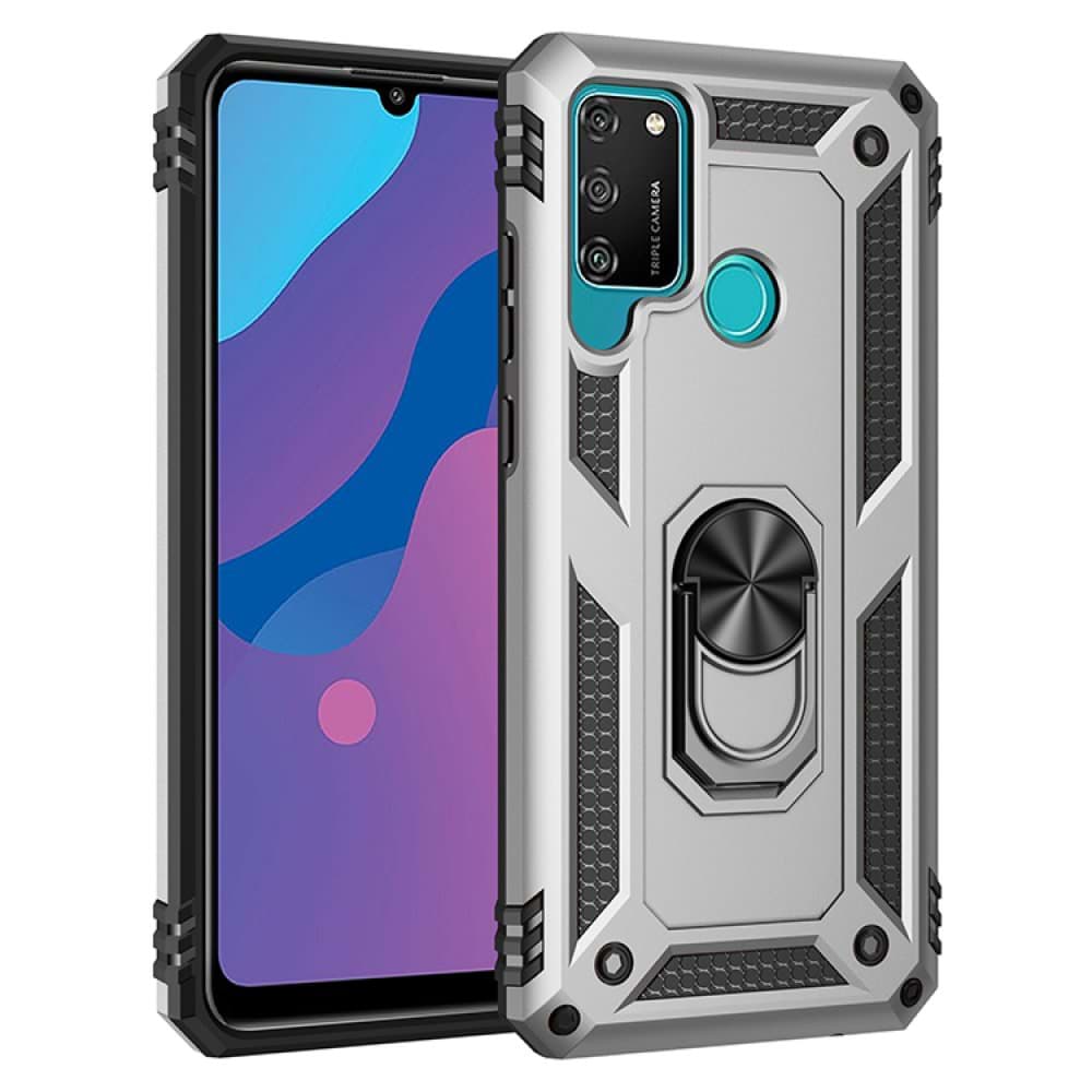 Huawei Y6P Kılıf Sofya Yüzüklü Silikon Kapak resmi