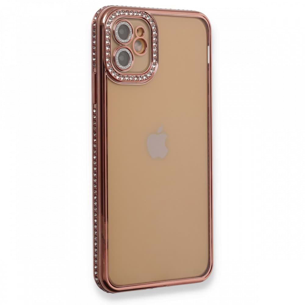 iPhone 12 Kılıf Joke Taşlı Silikon resmi