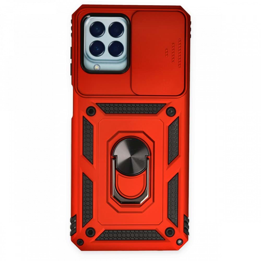 Samsung Galaxy M33 Kılıf Pars Lens Yüzüklü Silikon resmi