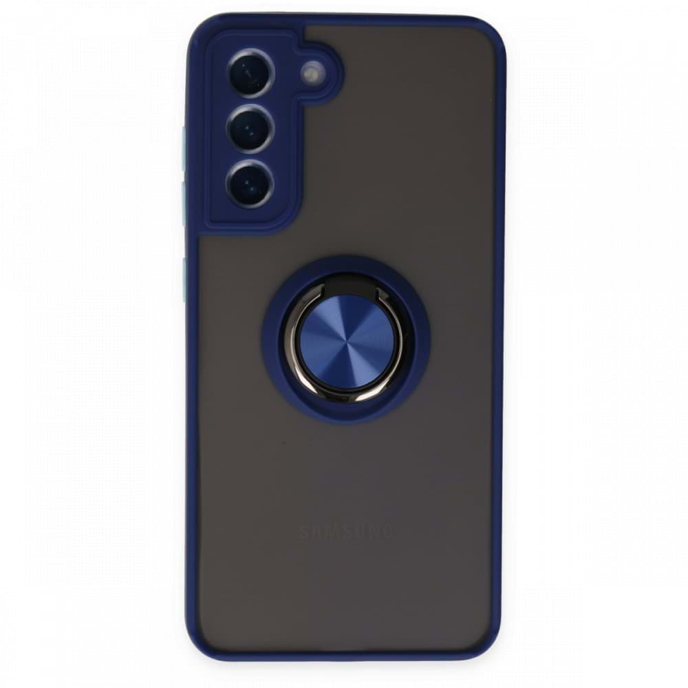 Samsung Galaxy S21 FE Kılıf Montreal Yüzüklü Silikon Kapak resmi