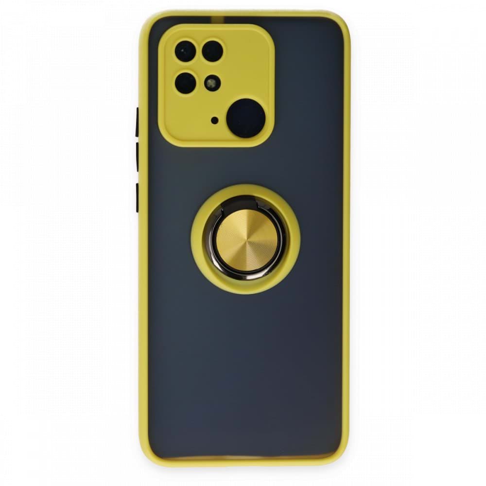 Xiaomi Redmi 10C Kılıf Montreal Yüzüklü Silikon Kapak resmi