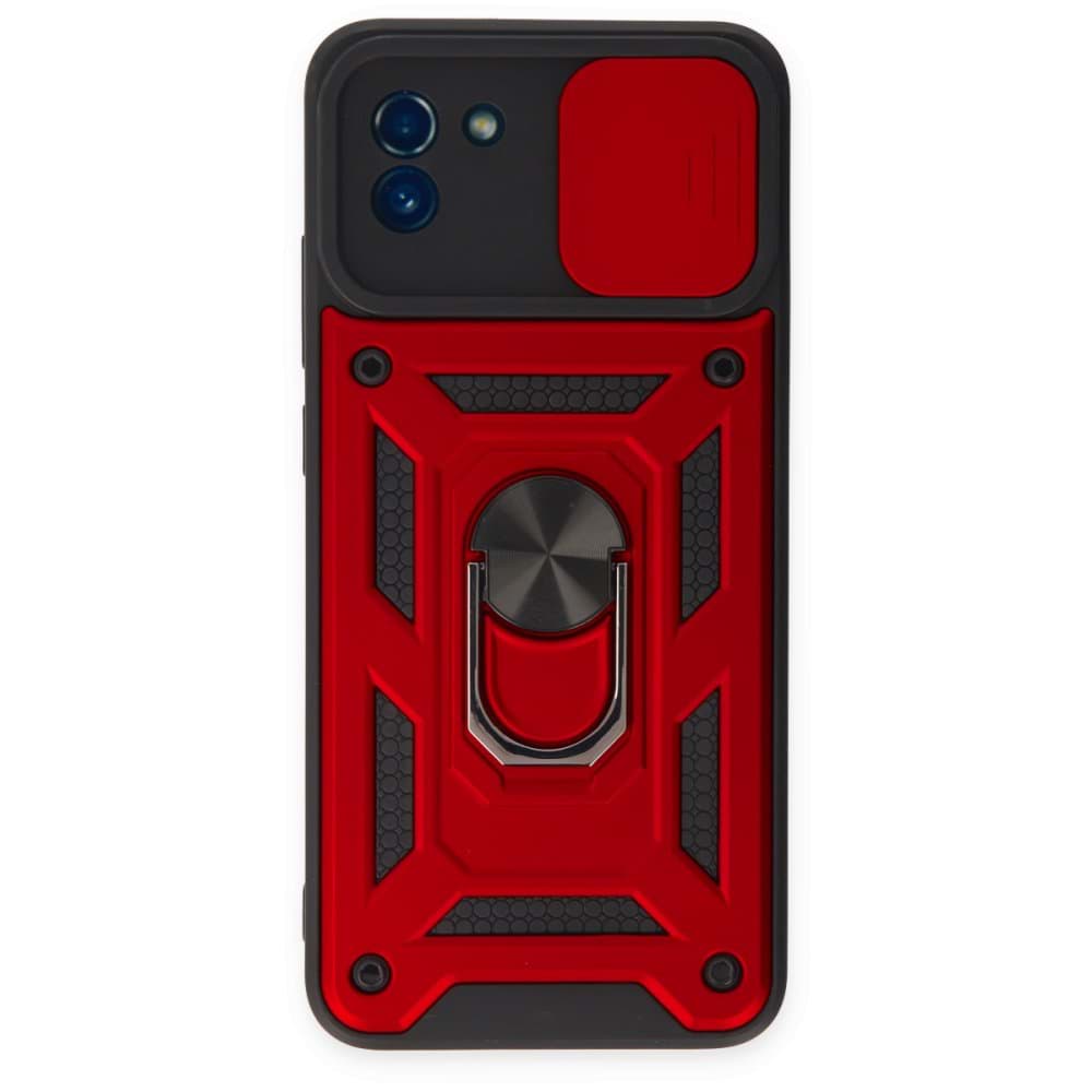 Samsung Galaxy A03 Kılıf Pars Lens Yüzüklü Silikon resmi