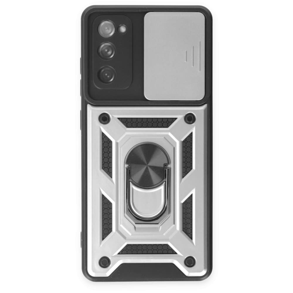 Samsung Galaxy S20 FE Kılıf Pars Lens Yüzüklü Silikon resmi