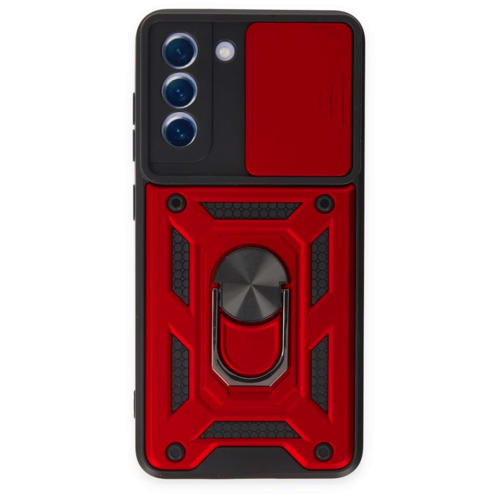 Samsung Galaxy S21 FE Kılıf Pars Lens Yüzüklü Silikon resmi