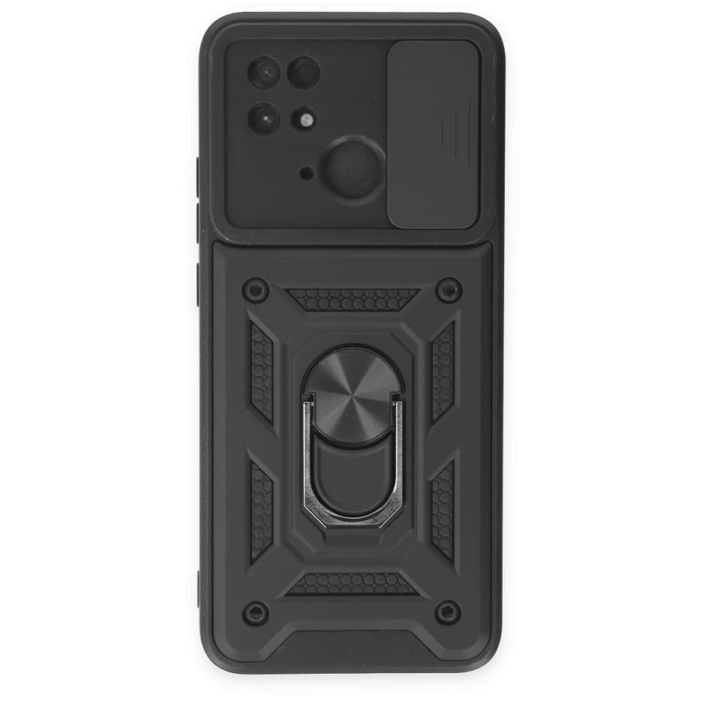 Xiaomi Poco C40 Kılıf Pars Lens Yüzüklü Silikon resmi