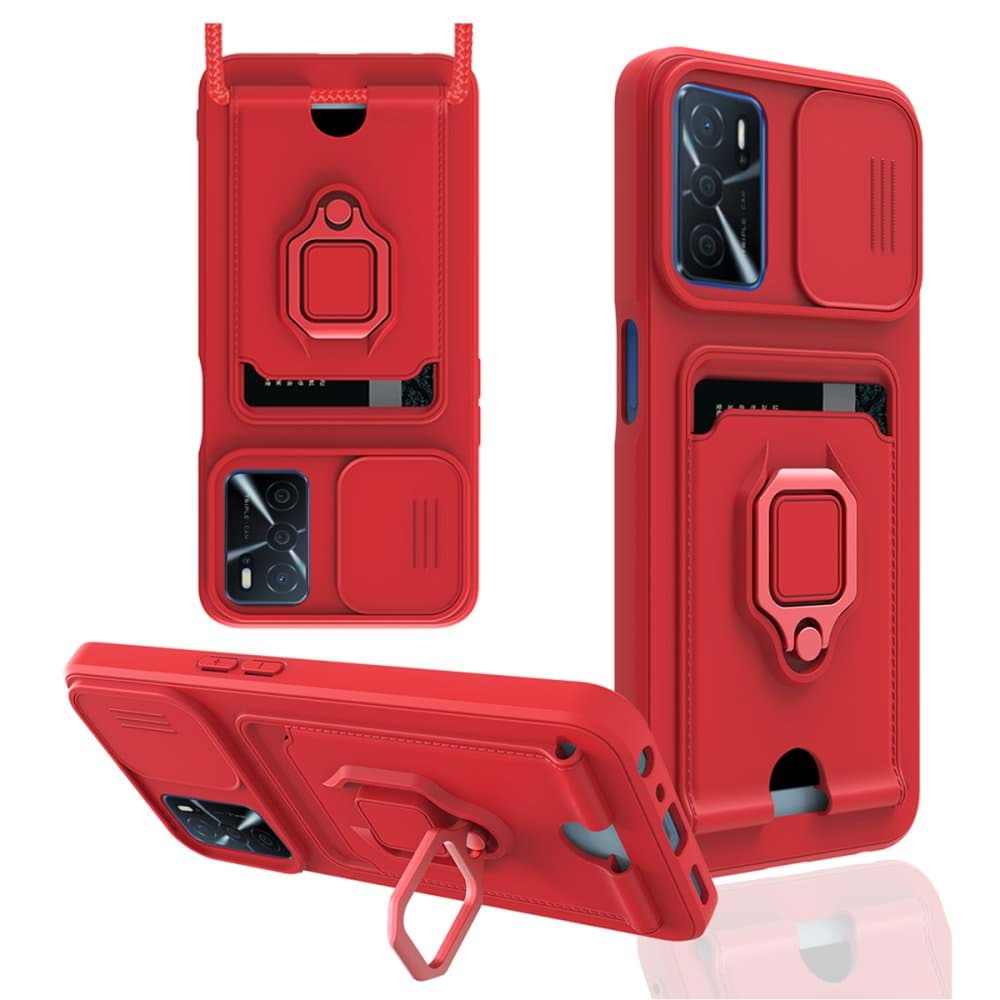 Oppo A16 Kılıf Zuma Kartvizitli Yüzüklü Silikon resmi