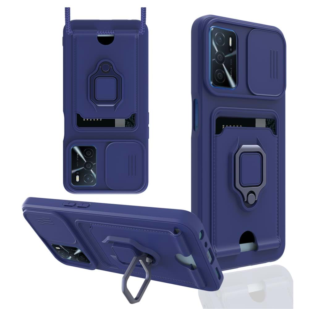 Oppo A16 Kılıf Zuma Kartvizitli Yüzüklü Silikon resmi