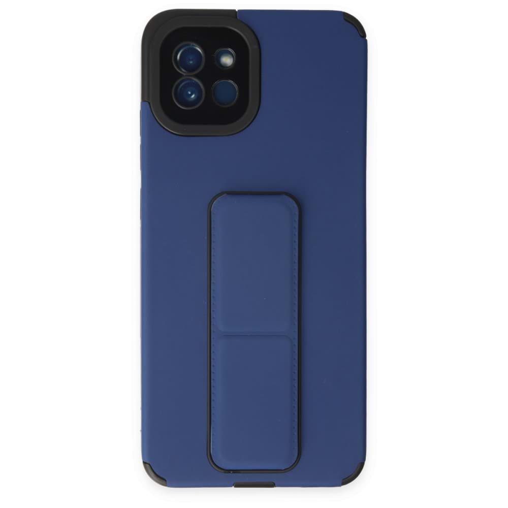 Samsung Galaxy A03 Kılıf Mega Standlı Silikon resmi