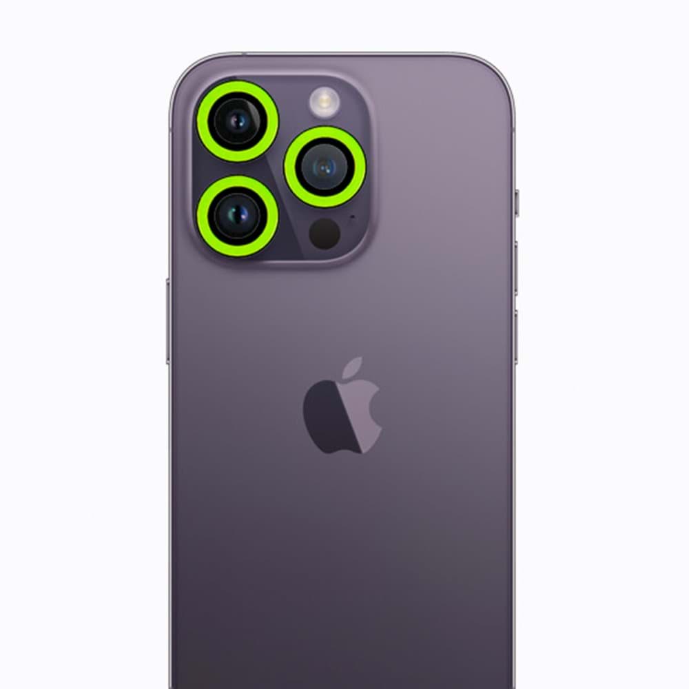 iPhone 13 Pro Neon Fosforlu Kamera Lens resmi