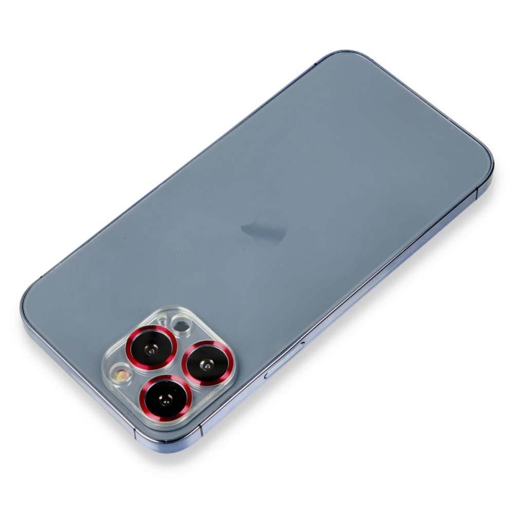 iPhone 12 Pro Max Metal Kamera Lens Koruma Cam resmi