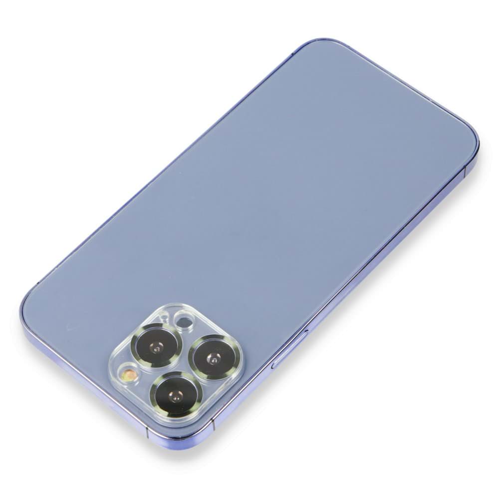 iPhone 13 Pro Max Metal Kamera Lens Koruma Cam resmi