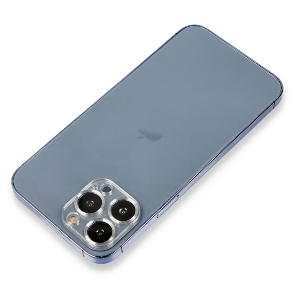 iPhone 14 Pro Max Metal Kamera Lens Koruma Cam resmi