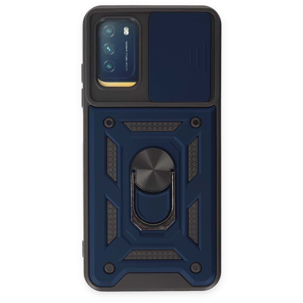 Picture of Xiaomi Pocophone M3 Kılıf Pars Lens Yüzüklü Silikon