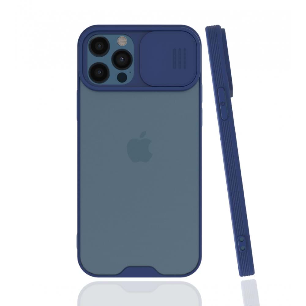 iPhone 12 Pro Max Kılıf Platin Kamera Koruma Silikon resmi