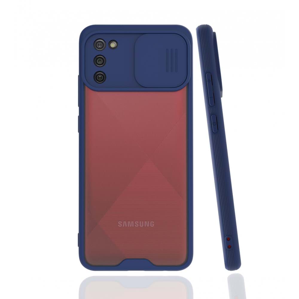 Samsung Galaxy A02S Kılıf Platin Kamera Koruma Silikon resmi