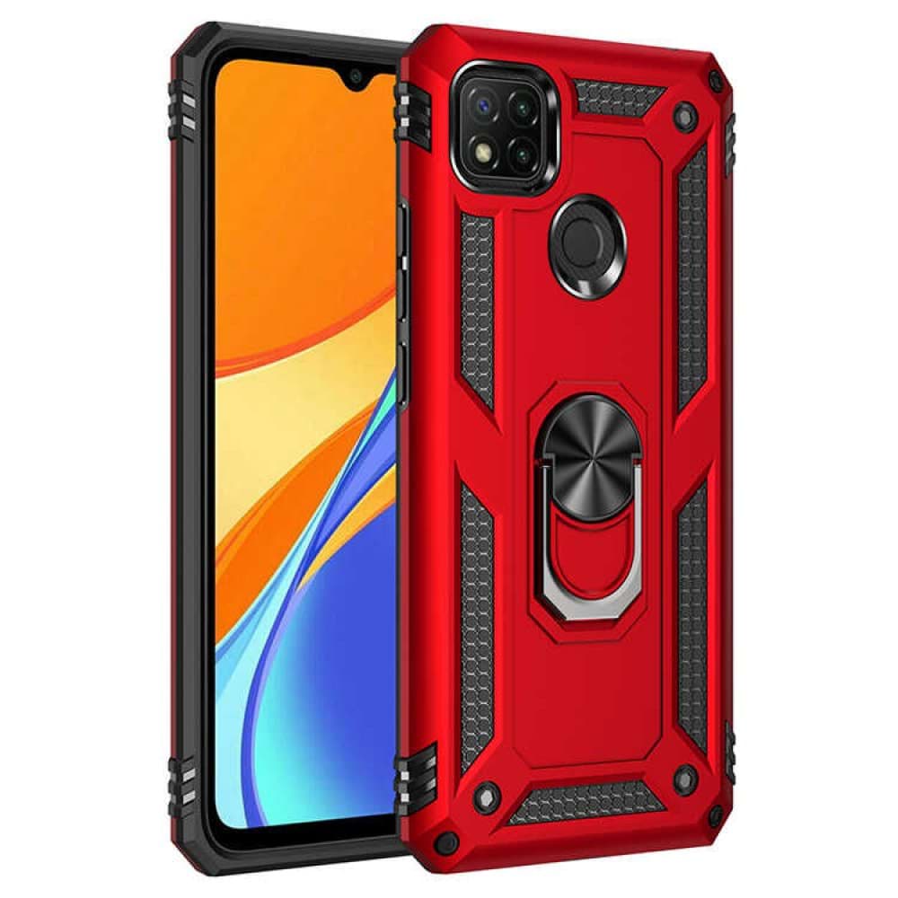 Xiaomi Redmi 9C Kılıf Sofya Yüzüklü Silikon Kapak resmi