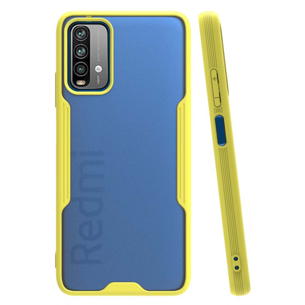 Xiaomi Redmi Note 9 4G Kılıf Platin Silikon resmi