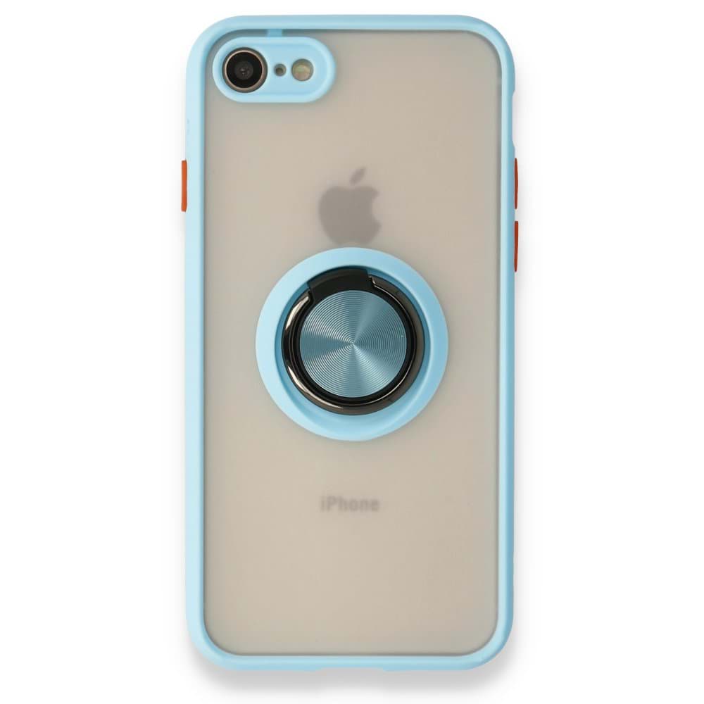 iPhone SE 2020 Kılıf Montreal Yüzüklü Silikon Kapak resmi