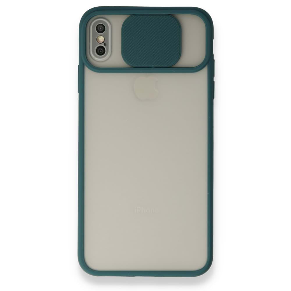 iPhone XS Kılıf Palm Buzlu Kamera Sürgülü Silikon resmi