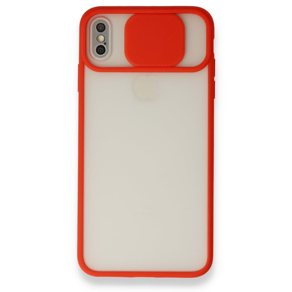 iPhone XS Kılıf Palm Buzlu Kamera Sürgülü Silikon resmi