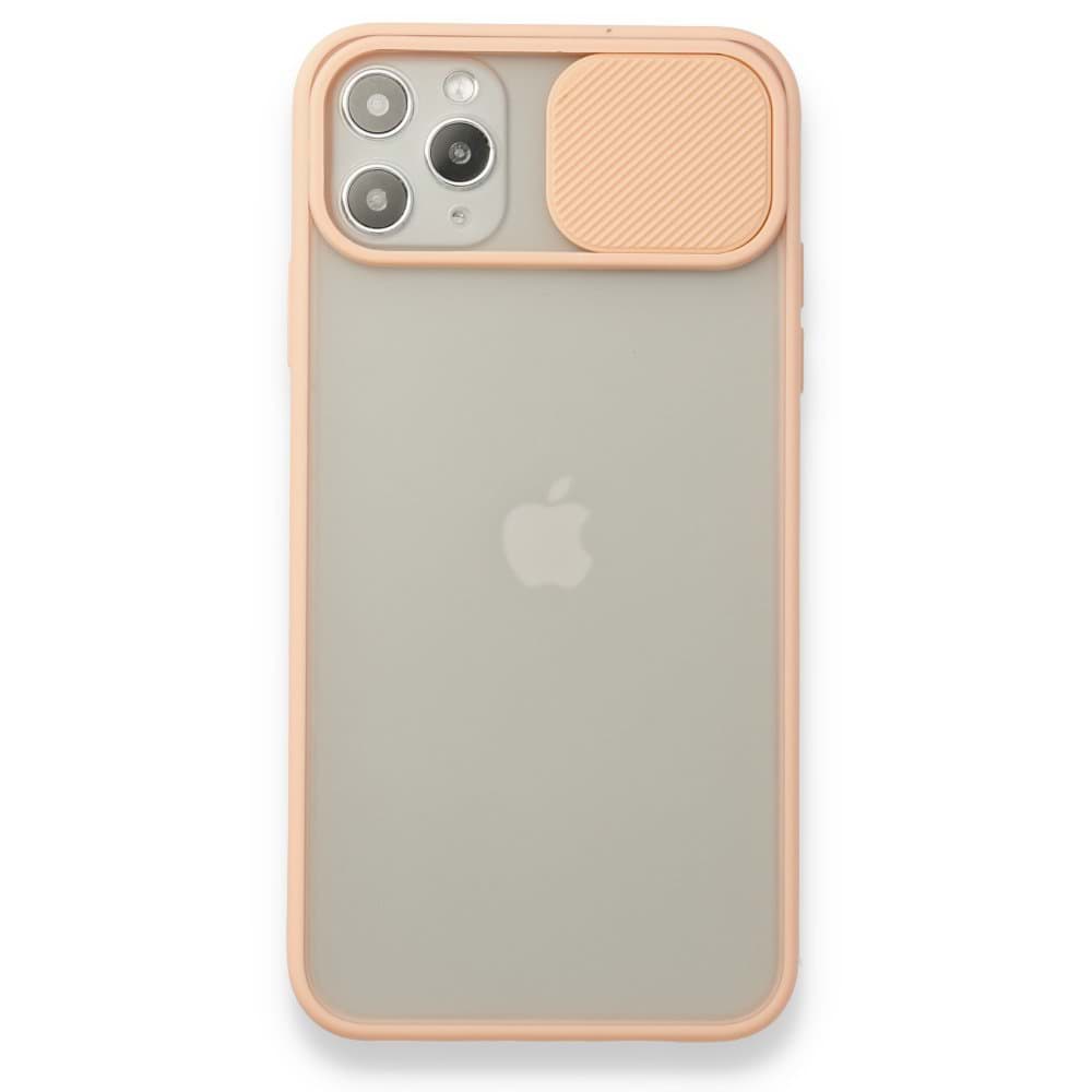 iPhone 11 Pro Max Kılıf Palm Buzlu Kamera Sürgülü Silikon resmi