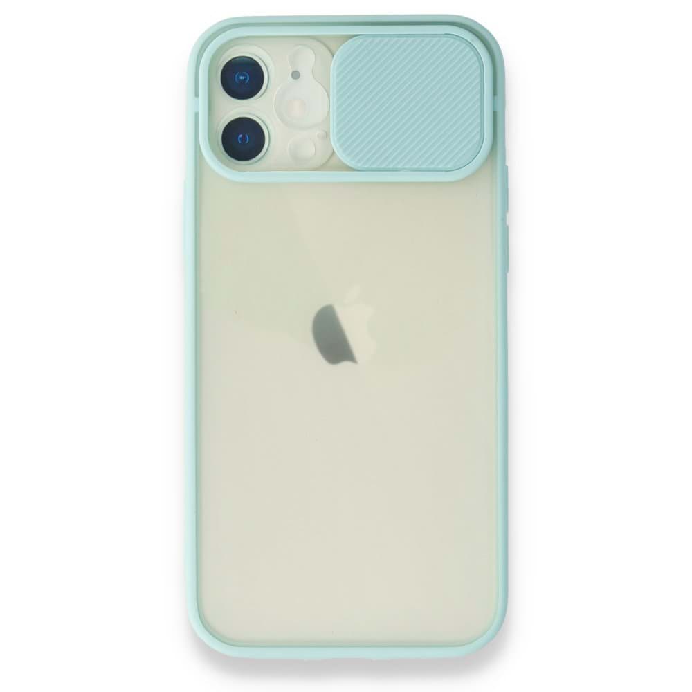 iPhone 12 Kılıf Palm Buzlu Kamera Sürgülü Silikon resmi