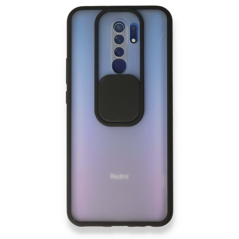 Xiaomi Redmi 9 Kılıf Palm Buzlu Kamera Sürgülü Silikon resmi