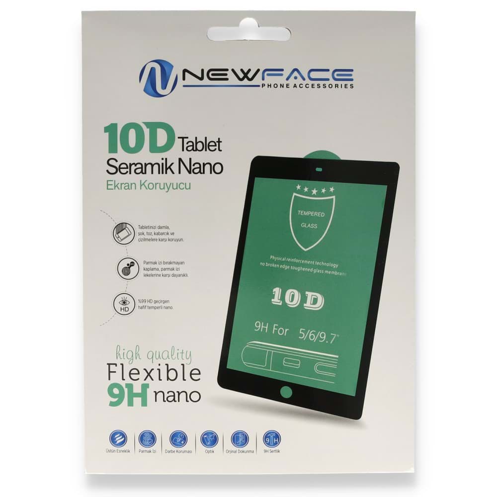 Samsung Galaxy T970 Tab S7 Plus 12.4 Tablet 10D Seramik Nano resmi