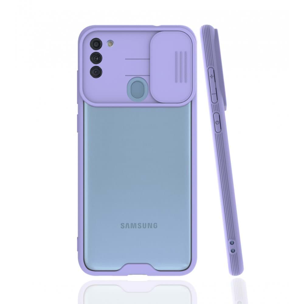 Samsung Galaxy A11 Kılıf Platin Kamera Koruma Silikon resmi