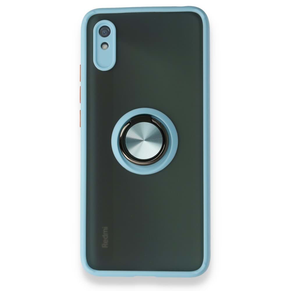 Xiaomi Redmi 9A Kılıf Montreal Yüzüklü Silikon Kapak resmi
